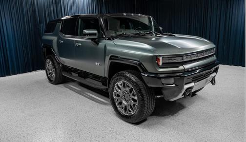 Moonshot Green Matte 2024 GMC HUMMER EV SUV 3X
