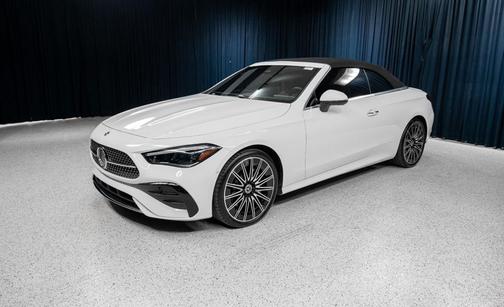 Polar White 2026 Mercedes-Benz CLE 300 4MATIC Cabriolet
