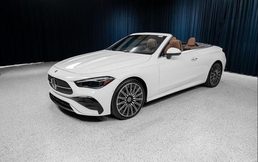 Polar White 2026 Mercedes-Benz CLE 300 4MATIC Cabriolet