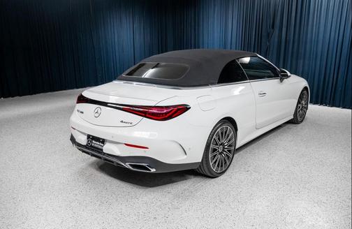 Polar White 2026 Mercedes-Benz CLE 300 4MATIC Cabriolet