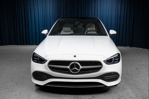 Polar White 2023 Mercedes-Benz C-Class Sedan