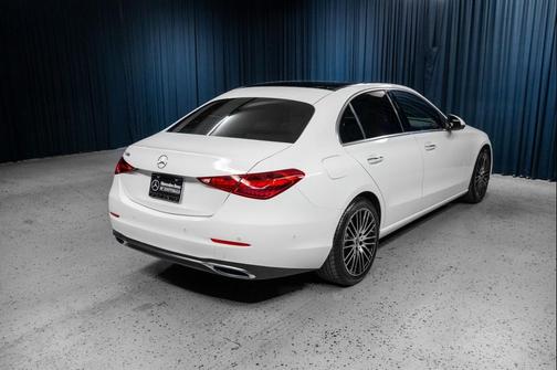 Polar White 2023 Mercedes-Benz C-Class Sedan