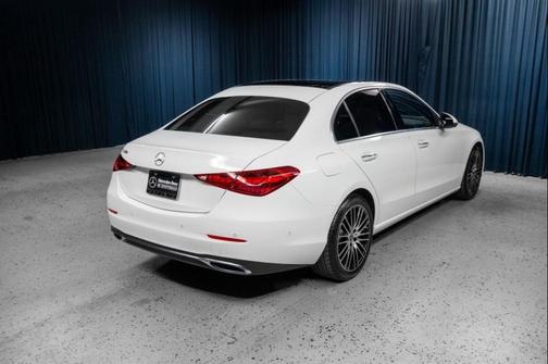 Polar White 2023 Mercedes-Benz C-Class Sedan