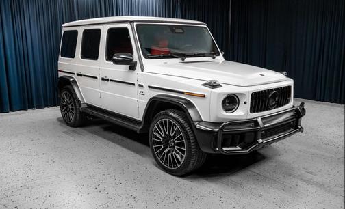 MANUFAKTUR Moonlight White Magno 2025 Mercedes-Benz AMG G 63 AMG&reg; G 63 SUV