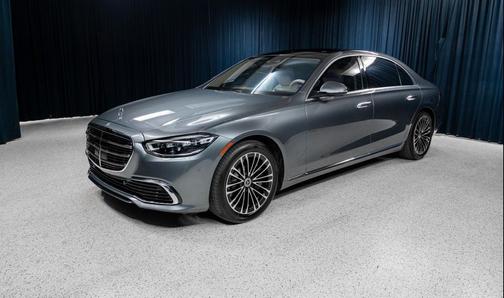 Selenite Grey 2023 Mercedes-Benz S-Class 4MATIC