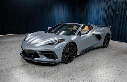 Sea Wolf Gray Tricoat 2025 Chevrolet Corvette Stingray w/3LT
