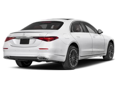 MANUFAKTUR Moonlight White Metallic 2024 Mercedes-Benz S-Class 4MATIC