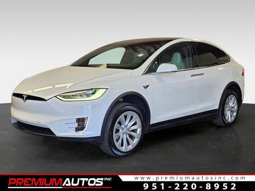 white 2019 Tesla Model X