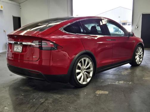 Red Multi-Coat 2016 Tesla Model X