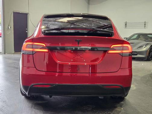 Red Multi-Coat 2018 Tesla Model X 75D