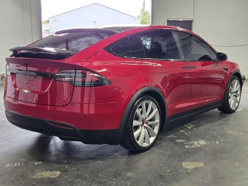 Red Multi-Coat 2018 Tesla Model X 75D