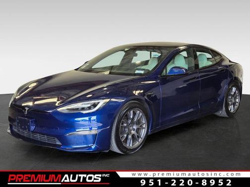 Deep Blue Metallic 2021 Tesla Model S Long Range