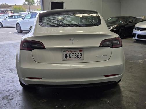 White 2020 Tesla Model 3 Long Range