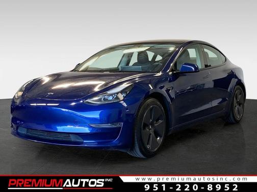 Deep Blue Metallic 2021 Tesla Model 3 Standard Range Plus