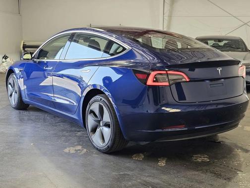 blue 2017 Tesla Model 3 Standard