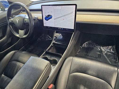 blue 2017 Tesla Model 3 Standard