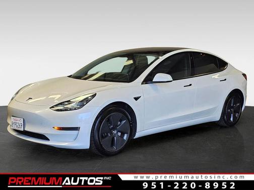 Pearl White Multi-Coat 2021 Tesla Model 3 Standard Range Plus