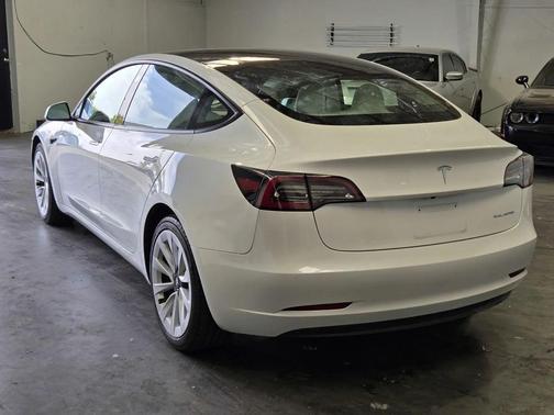 White 2022 Tesla Model 3 Long Range