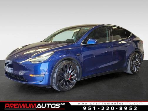 Deep Blue Metallic 2020 Tesla Model Y Performance Dual Motor All-Wheel Drive