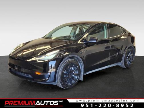 Solid Black 2021 Tesla Model Y Standard Range Rear-Wheel Drive