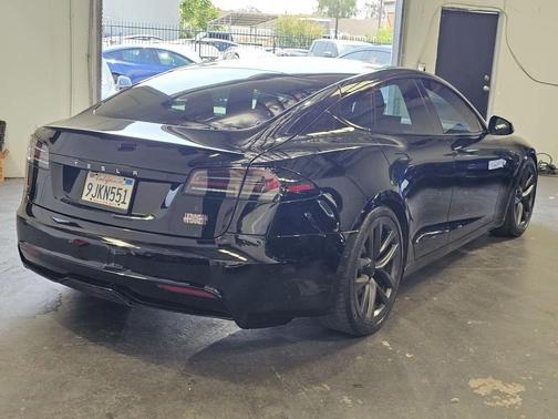black 2023 Tesla Model S Plaid
