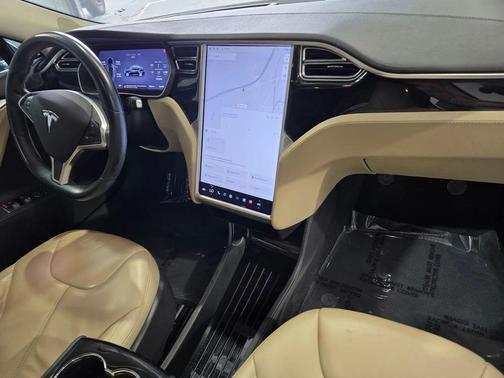 Deep Blue Metallic 2015 Tesla Model S 85