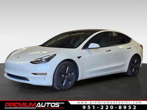 white 2022 Tesla Model 3 Standard Range