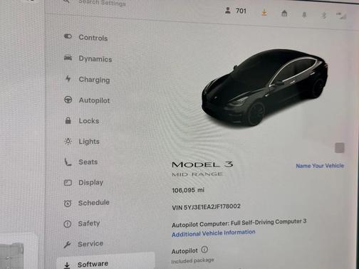 2018 Tesla Model 3 Mid Range