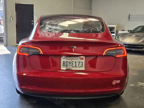Red Multi-Coat 2018 Tesla Model 3 Standard