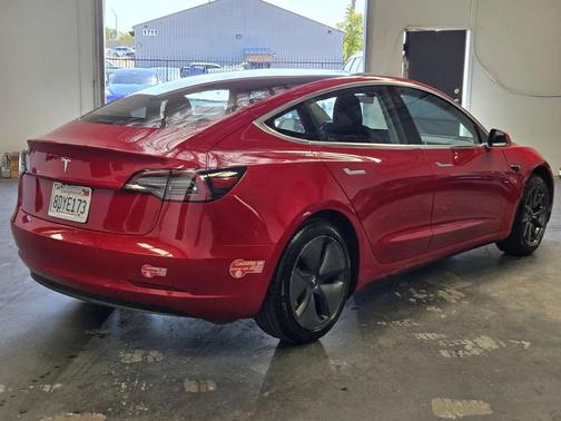 Red Multi-Coat 2018 Tesla Model 3 Standard