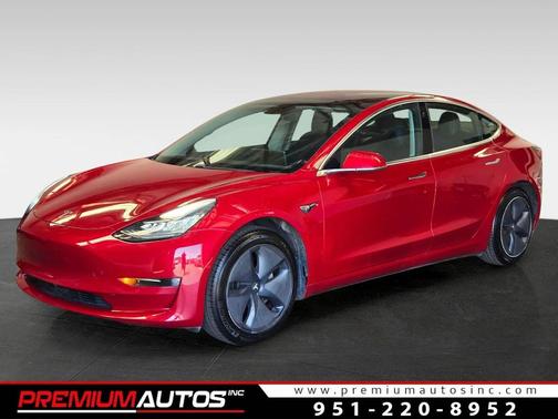 Red Multi-Coat 2018 Tesla Model 3 Standard