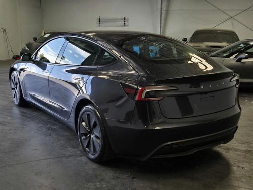 gray 2025 Tesla Model 3 Long Range