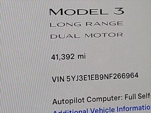 2022 Tesla Model 3 Long Range