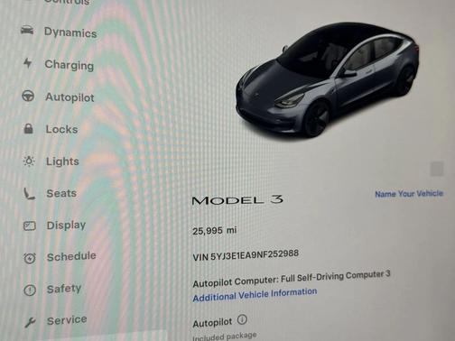 2022 Tesla Model 3 Standard Range