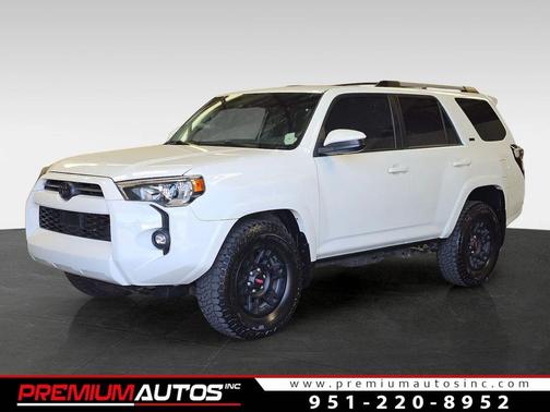 White 2022 Toyota 4Runner SR5