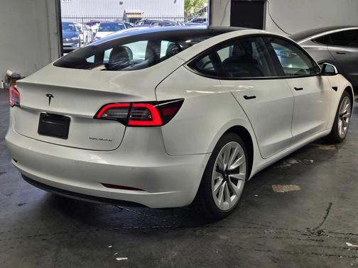 White 2022 Tesla Model 3 Long Range