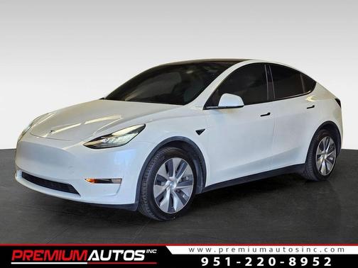 Pearl White Multi-Coat 2021 Tesla Model Y Long Range Dual Motor All-Wheel Drive