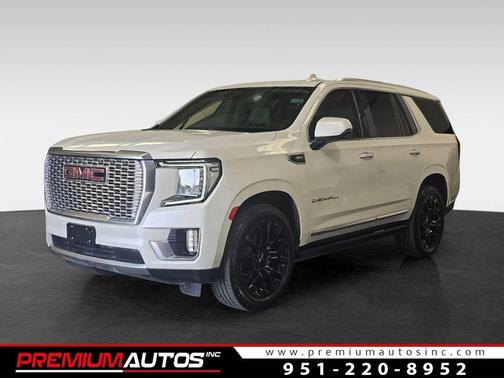 White Frost Tricoat 2022 GMC Yukon Denali