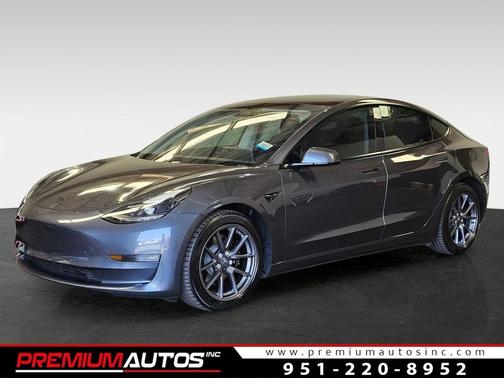 gray 2021 Tesla Model 3 Long Range