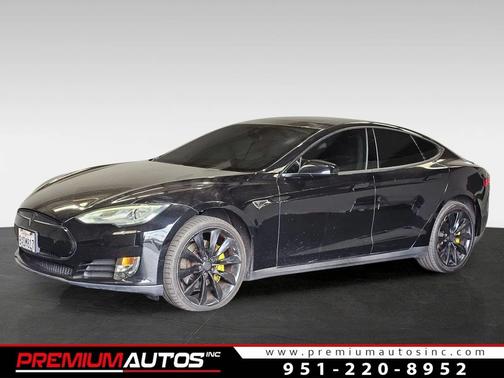 Black 2013 Tesla Model S Performance