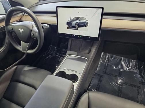 gray 2025 Tesla Model Y Long Range Dual Motor All-Wheel Drive