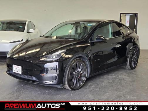 Black 2022 Tesla Model Y Performance Dual Motor All-Wheel Drive