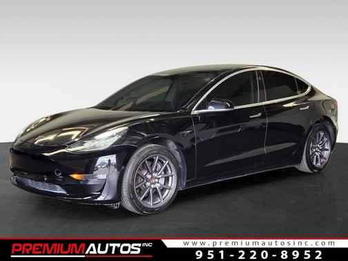 black 2020 Tesla Model 3 Standard Range Plus