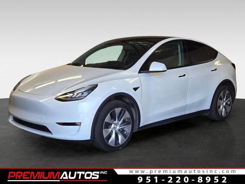 white 2020 Tesla Model Y Long Range Dual Motor All-Wheel Drive
