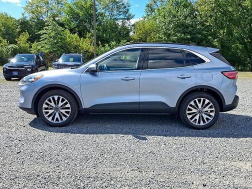 Iced Blue Silver Metallic 2022 Ford Escape Titanium