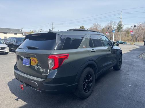 Forged Green Metallic 2022 Ford Explorer Timberline