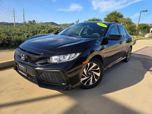Crystal Black Pearl 2018 Honda Civic LX