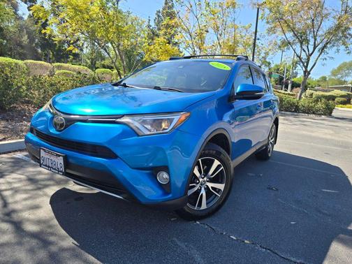 Blue 2018 Toyota RAV4 XLE