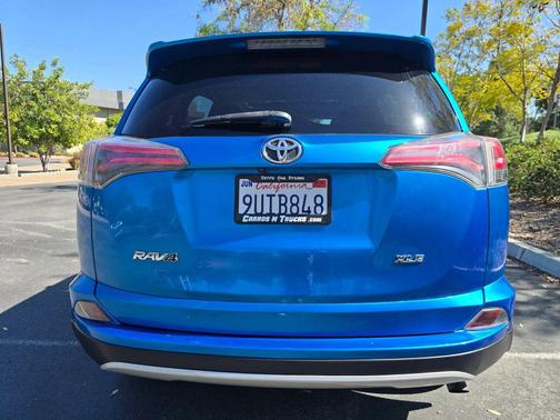 Blue 2018 Toyota RAV4 XLE