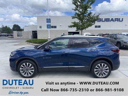 Blue Glow Metallic 2022 Chevrolet Blazer Premier
